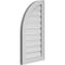 Ekena Millwork Quarter Round Top Left Surface Mount PVC Gable Vent w/ 2"W x 1-1/2"P Brickmould Frame, 16"W x 30"H GVPQL16X3002SF - alternate 4